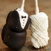 Bride & Groom Marshmallow Sticks